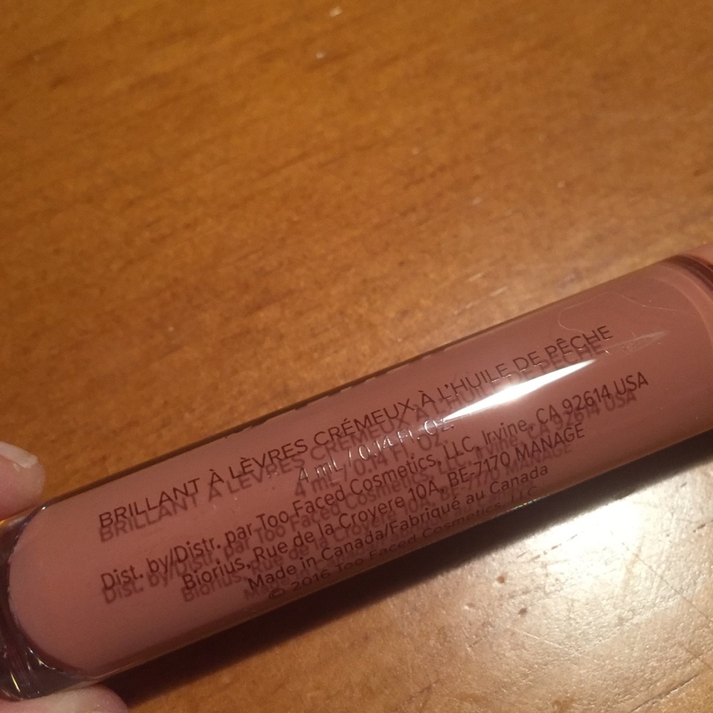 Too Faced Sweet Peach Lip Gloss π - Picture 5 of 10